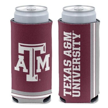 WinCraft NCAA Texas A&amp;M Aggies Slim Can Cooler, Team Colors, One Size