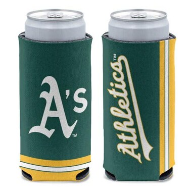 MLB Oakland Athletics Slim Can Cooler, Team Colors, One Size
