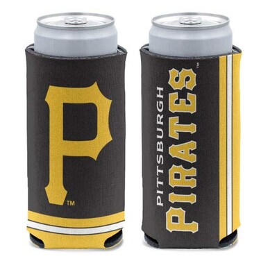 Wincraft MLB Pittsburgh Pirates Slim Can Cooler, Team Colors, One Size