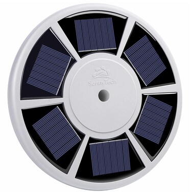 Sunnytech Solar Power Flag Pole Flagpole Light Auto Active Green Energy Factory Direct Supply