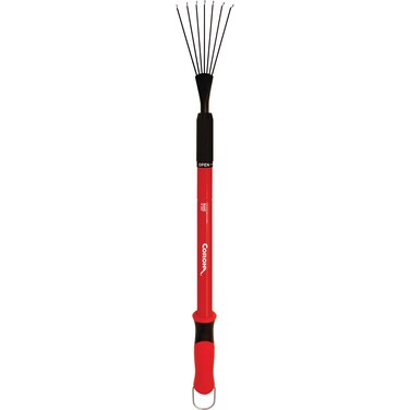 Corona GT 3050 Extendable Handle Rake, Extends reach to 34 inches, Red, 18"-36