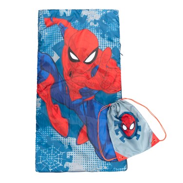 Jay Franco Marvel Spiderman Spidey Dots Slumber Sack - Cozy &amp; Warm Kids Lightweight Slumber Bag/Sleeping Bag