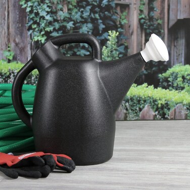 Chapin 2 Gallon Watering Can - Garden Watering Can for Indoor &amp; Outdoor Plants, 100% Recycled Plastic Watering Can with Detachable, Drip-free Sprinkler Head, Made in USA