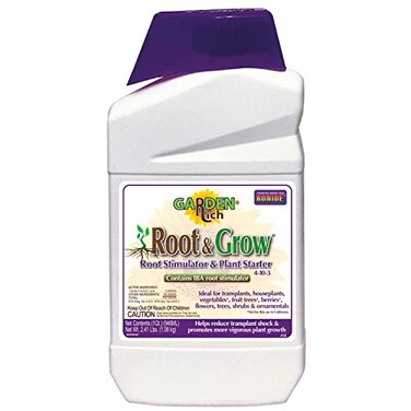 Bonide Garden Rich Root &amp; Grow Root Stimulator &amp; Plant Starter, 32 oz Concentrate 4-10-3 Fertilizer for Transplanting