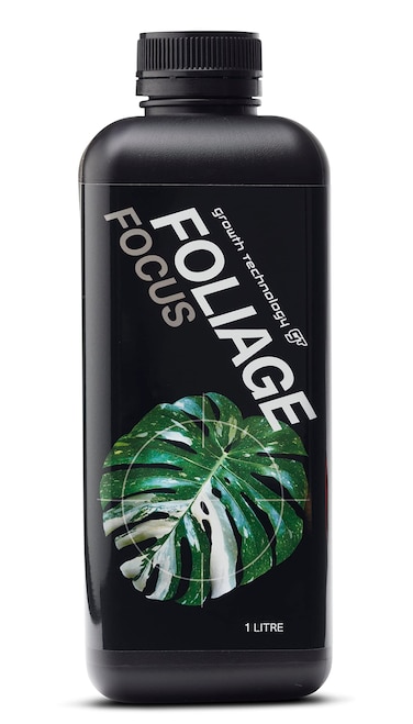 GT Growth Technology Foliage Focus Houseplant Food Nutrient Fertilizer Concentrate for Aroids and Tropical Plants