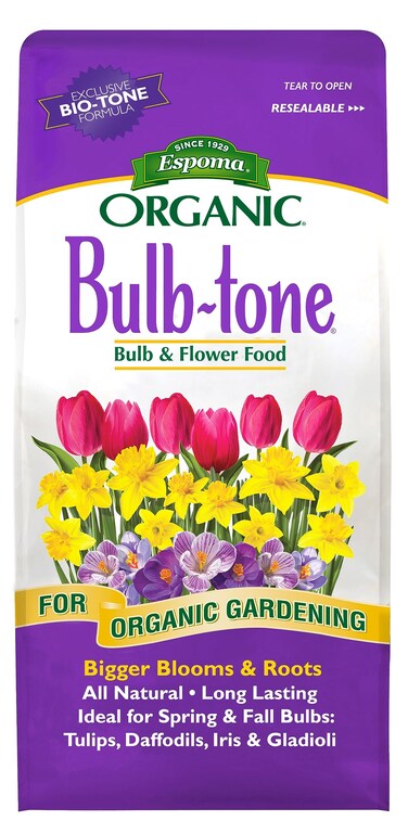 Espoma Organic Bulb-Tone 3-5-3 Natural &amp; Organic Fertilizer and Plant Food for All Spring and Fall Bulbs. 4 lb. Bag. Use for Planting &amp; Feeding to Promote Vibrant Blooms