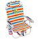 Tommy Bahama 2 Pack Backpack Beach Chair 5 Position Chair, Including Lay Flat (Orange Stripes)