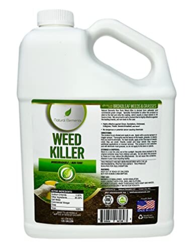 Natural Elements Weed Killer   Pet Safe, Safe Around Children   Natural Herbicide (1 Gallon)