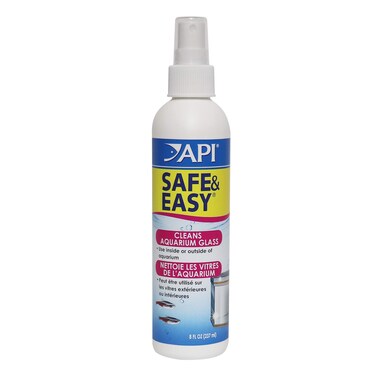 API SAFE &amp; EASY Aquarium Cleaner Spray 8-Ounce Bottle