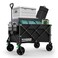 VIVOSUN Collapsible Folding Wagon, 350 lb Load-Bearing Outdoor Utility Cart with Silent Universal Wheels, Cup Holders &amp;Side Pockets, Adjustable Handle, for Camping, Garden, Sports, Picnic, Shopping