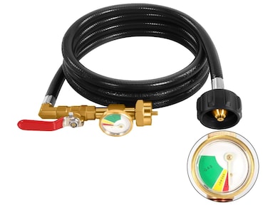 3FT Propane Refill Adapter Hose,Propane Refill Adapter for 1 lb. Tanks,Refillable Propane Cylinder 1 lb,1 lb Propane Tank Refill Adapter,Propane Bottle Refill Adapter,Propane Tank Refill Adapter