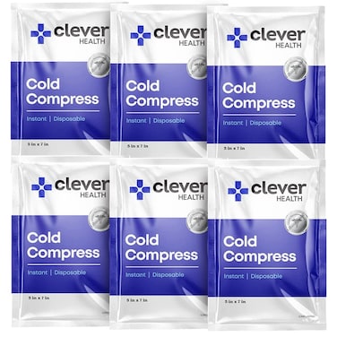 Instant Cold Pack   Disposable Ice Packs - Cold Therapy - for Injuries, Swelling, Inflammation, Muscle Strains, Sprains, Perfect for First aid Kit, Outdoor Activities, Athletes. 5x7 Inches, 6 Pack.