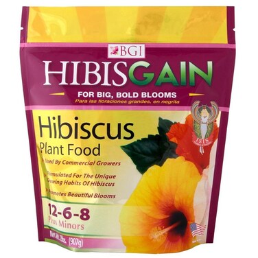 BGI Fertilizers Hibisgain Bag, Hibiscus Fertilizer, Hibiscus Plant Food, 2 lb