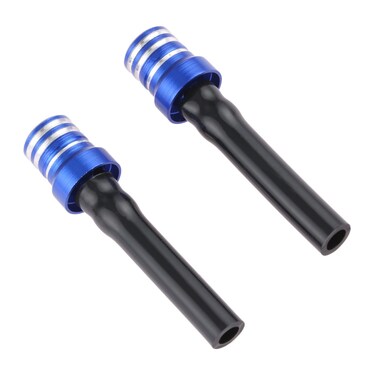 Mtsooning 2PCS Gas Breather Hose, Fuel Tank Cap Tube, Valve Vent Tube CNC Universal Replacement for Atv Motorcycle Dirt Pit Quad Bike Motocross Blue