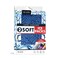 Cool Coolers by Fit &amp; Fresh 2 Pack Soft Ice, Flexible Stretch Nylon Reusable Ice Packs for Lunch Boxes &amp; Coolers, Navy Sketch Weave &amp; Blue