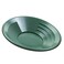 SE 14 Inch Gold Panning Pan - Dual Riffles for Easier Mining and Prospecting, Green