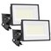Onforu 60W Flood Lights Outdoor, 8400lm Bright LED Work Light with Plug, 6500K Daylight White LED Flood Lighting, IP66 Waterproof Security Lights Yard Lights for Yard Garage Stadium 2 Pack