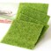 Shindel 4 Packs Fake Grass Decor for Crafts, 6" x 6" Fairy Artificial Grass for Miniature Garden, Dollhouse Ornament DIY Decoration