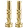 Twinkle Star Heavy-Duty Brass Adjustable Twist Hose Nozzle, Garden Hose Nozzle, Hose Sprayer Nozzle, 2 Pack, TWIS3432