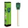 SONKIR Soil pH Meter, MS02 3-in-1 Soil Moisture/Light/pH Tester Gardening Tool Kits for Plant Care, Great for Garden, Lawn, Farm, Indoor &amp; Outdoor Use (Green)