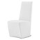 Zuri Furniture Boston High Back Modern Dining Chair - White
