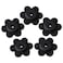 5pcs Flag Stops, Rubber Garden Flag Stoppers Flag Pole Stopper for Christmas Garden Flag Pole Stand