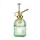 Aebor Glass Plant Mister Spray Bottle, 7.5" Green Glass Water Spray Bottle with Gold Top Pump Small Watering Can, Small Plant Sprayer Mister for Indoor Outdoor House Plant, Green+Gold (Green+Gold E)