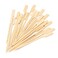 3.5 Inch Bamboo Skewers 100PCS Food Appetizer Toothpicks Wide Flat Paddle Bamboo Wood Picks for Cocktail, Marshmallow, Fruit, Grilling, Drink, BBQ, Barbecue, Yakitori Chicken, Fondue, Roasting