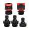 Eden 95210 Premium Garden Hose Fitting Quick Connect with Water Stop &amp; Lock Feature, 5 pc Set