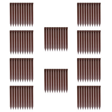 EasyFlex Nylon Landscape Anchoring Stakes, 100 Count, Brown