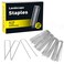 HongWay 120 Pack 6 Inch Landscape Staples 11 Gauge Garden Staples, Galvanized Garden Stakes U-Shaped Sod Pins, Lawn Yard Ground Fence Stakes for Anchoring Landscaping Fabric Irrigation Tubing
