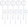 10 Pcs Clear Plant Watering Globes,Plastic Self-Watering Bulbs,Flower Automatic Watering Device,Garden Waterer for Plant Indoor Outdoor