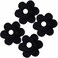 AB Max Garden Flag Stoppers - Durable Rubber Black Rings for American Lawn Pool Small Flag Stand Holder Pole Accessories