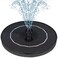 Mademax Upgraded Solar Fountain with 4 Easy Install Nozzle and Fixer, Solar Powered Fountain Pump for Bird Bath, Garden, Pond, Pool, Fish Tank, Outdoor