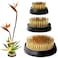 3 Pcs Flower Frogs for Flower Arrangements Supplies, Japanese Flower Arranging Ikebana Kenzan, Pin Frogs for Flowers Holder with Rubber Base Flower Fixed Tools(Gold, 1.3 Inch, 1.57 Inch, 1.97 Inch)