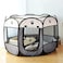 SENCONE Portable Pet Playpen, Dog Playpen Foldable Pet Exercise Pen Tents Dog House Playground for Puppy Dog/Cat Indoor Outdoor Travel Camping Use