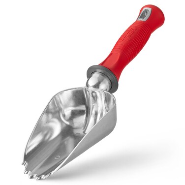 Garden Weasel Potting Scoop - Oversized   Dig and Transport   Planting and Gardening Hand Digging Tools, Heavy Duty Soil Scoop, Mini Gardening Shovel   91362