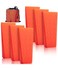 UNCO- Tree Felling Wedges with Spikes, 5.5", 6 pcs, Orange Wedges with Storage Bag, Splitting Wedge, Plastic Wedges for Tree Cutting, Logging Tools and Equipment, Chainsaw Wedges for Trees, Wood Wedge