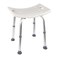 Ez2care Classic Shower Chair for Inside Shower, Adjustable Lightweight Alloy Aluminum Shower Bench, Tool-Free Assembly Shower Stool, Shower Seat for Elderly and Disabled, Certified 300 lbs Load, White