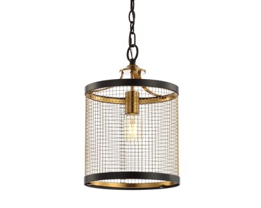 JONATHAN Y JYL9530A Elena 10" Lantern Metal LED Pendant, Contemporary, Modern, Farmhouse, Office, Living Room, Family Room, Dining Room, Kitchen, Bedroom, Hallway, Foyer, Black/Brass Gold