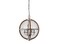 JONATHAN Y JYL7518A Gaines 16" 4-Light Adjustable Iron Rustic Industrial LED Pendant Industrial Cottage French Country Dimmable Dining Room Living Room Kitchen Foyer Bedroom Hallway, Silver/Brown