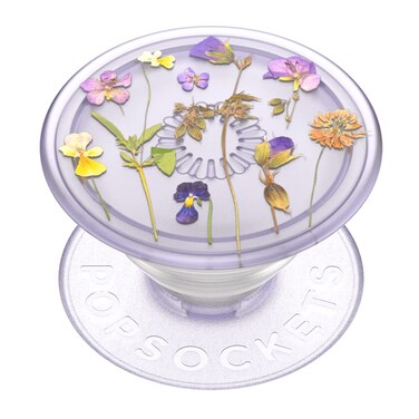 PopSockets Plant-Based Phone Grip with Expanding Kickstand, Eco-Friendly - Purple Fields