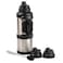 Manna Titan Stainless Steel Vacuum Insulated Jug Gift Set with 2 Extra Lids and an Ultimate Bottle Brush - 4L - Stainless Steel