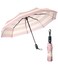 Mr. Pen- Windproof Travel Umbrella, Pink Stripes, Automatic Umbrellas for Rain, Compact Umbrella, Travel Umbrella Compact, Umbrella Windproof Umbrella, Umbrellas for Rain Windproof, Portable Umbrella