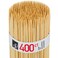 DecorRack 12" Natural Bamboo Skewers Sticks, 400 Wood Skewers for BBQ, Grilling, Kabob, Appetizers, Fruits, Smores, Cocktail, Brunch, Fondue Sticks, Barbeque, DIY Crafting, 12 inch (400 pack)