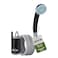 Hike Crew Portable Battery-Operated Shower with LED Light   Outdoor Camping Handheld Shower Head with 70-Min Rechargeable Battery, Water Purifying Pump, 6-Ft Hose &amp; Hands-Free Suction Cup Hook Mount