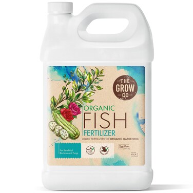 1 Gallon Organic Fish Emulsion Fertilizer for Plants - Ideal Liquid Fish Fertilizer for Plants, Flowers, Fruits &amp; Vegetables, 2-3-1 NPK - Sustainably Sourced and Hydrolyzed for Steady Growth