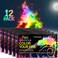 Fire Dazzle Fire Color Changing Packets for Fire Pit - 12 Pack Color Packets, Flame Changer for Fire Pit and Campfires - Camping Games Accessories for Kids and Adults