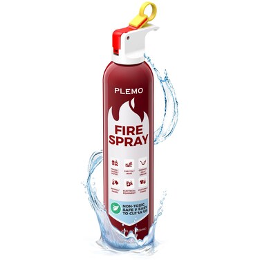 PLEMO Fire Extinguisher for Home, All-in-1 Fire Extinguisher for Car, Kitchen, RV, Garage, Truck, and Camping, Fire Spray Cold-Resistant, F60L, 1-Pack