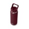 YETI Rambler 26 oz Bottle, Vacuum Insulated, Stainless Steel with Color Matching Straw Cap, Wild Vine Red